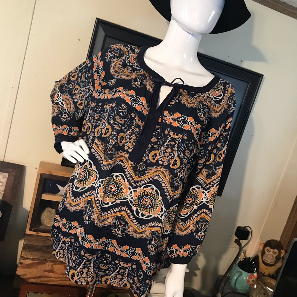 Boho Top. Hippie style.